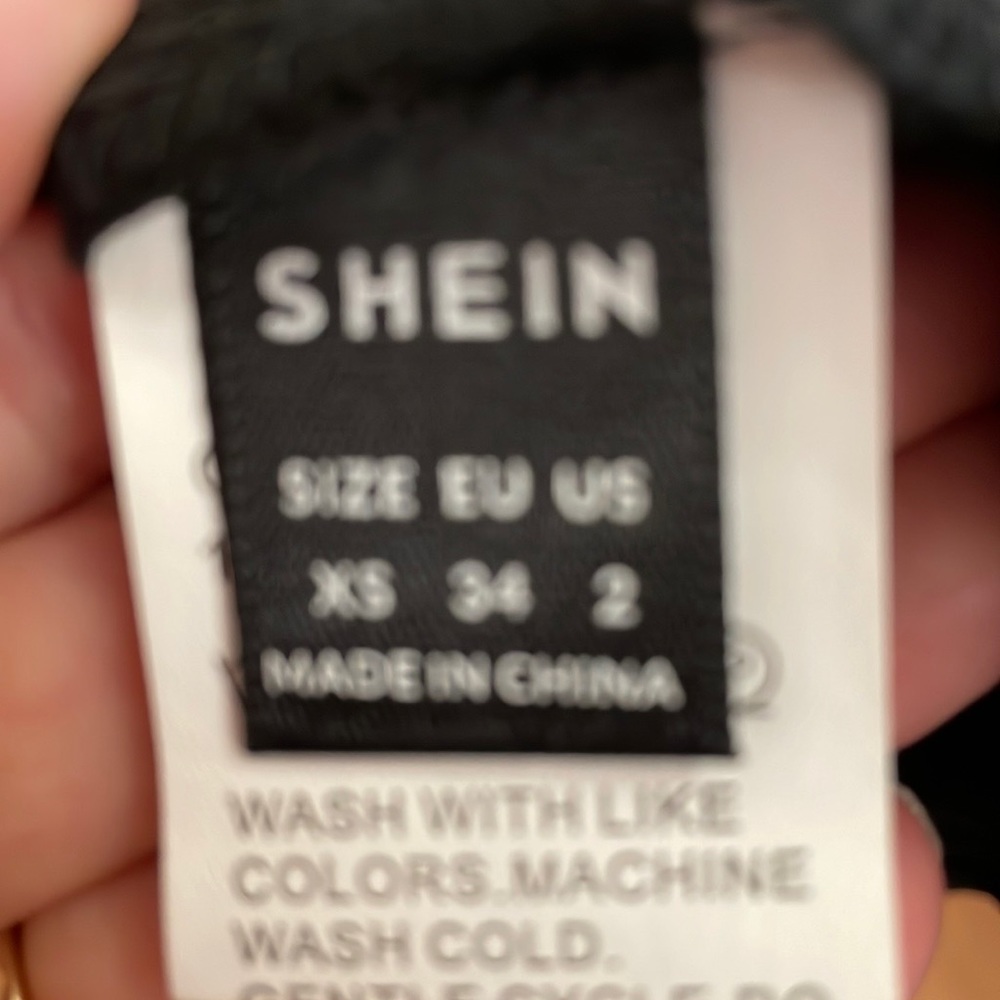 Shein black slip dress.  XS - Picture 5 of 5